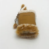 MUBO UGG  GENUINE SHEEPSKIN FINGERLESS GLOVE SH001 SIZE M - UGGFace