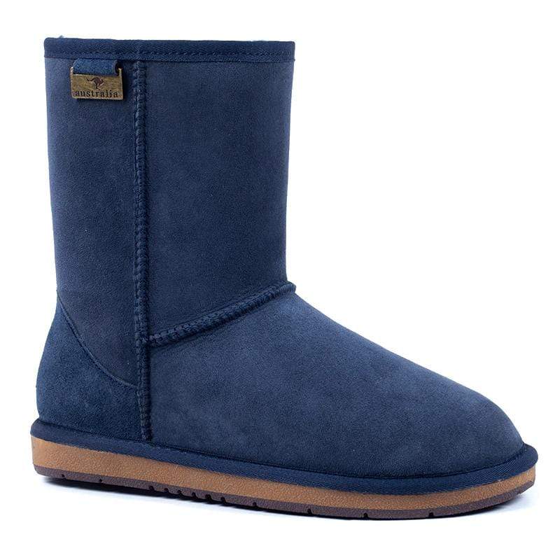 Unisex Premium Short Classic UGG Boots Water Resistant Navy|UGGFace