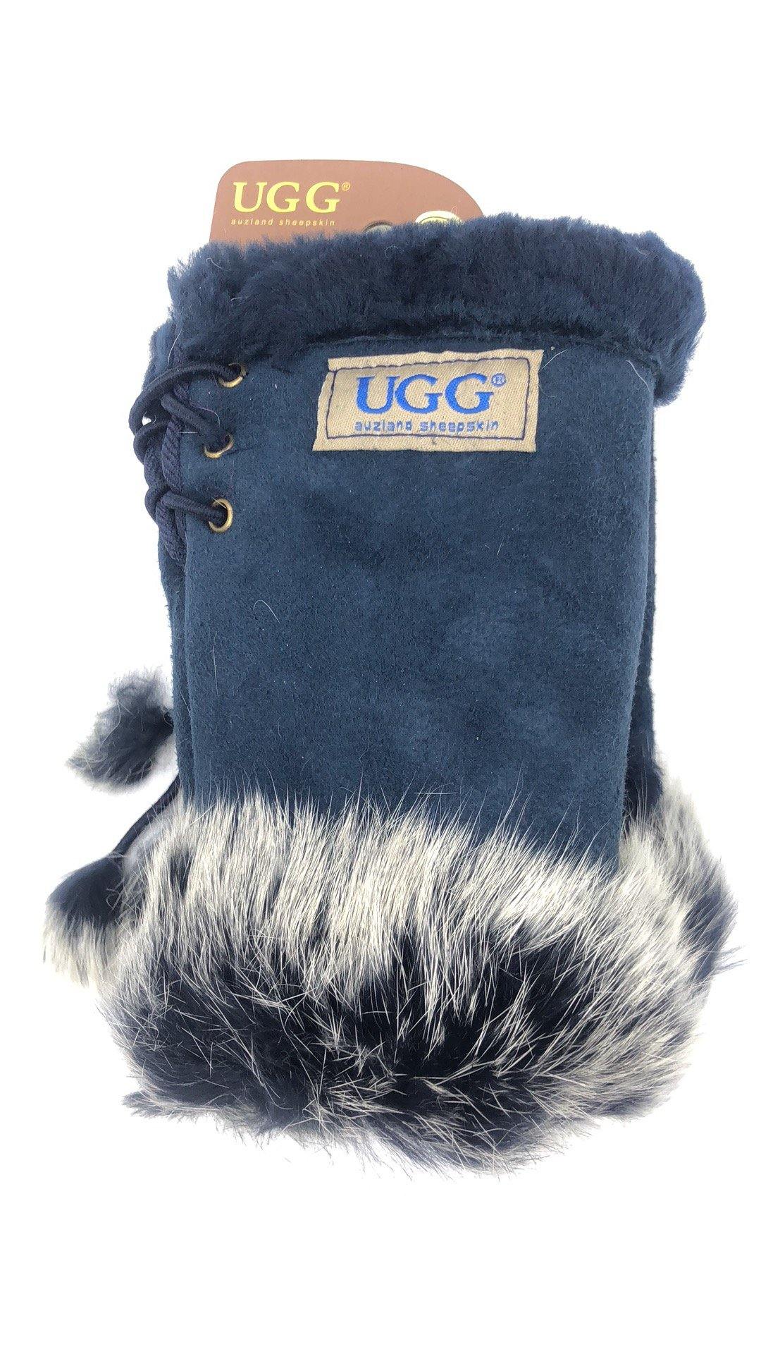 MUBO UGG  GENUINE SHEEPSKIN FINGERLESS GLOVE SH001 SIZE M - UGGFace