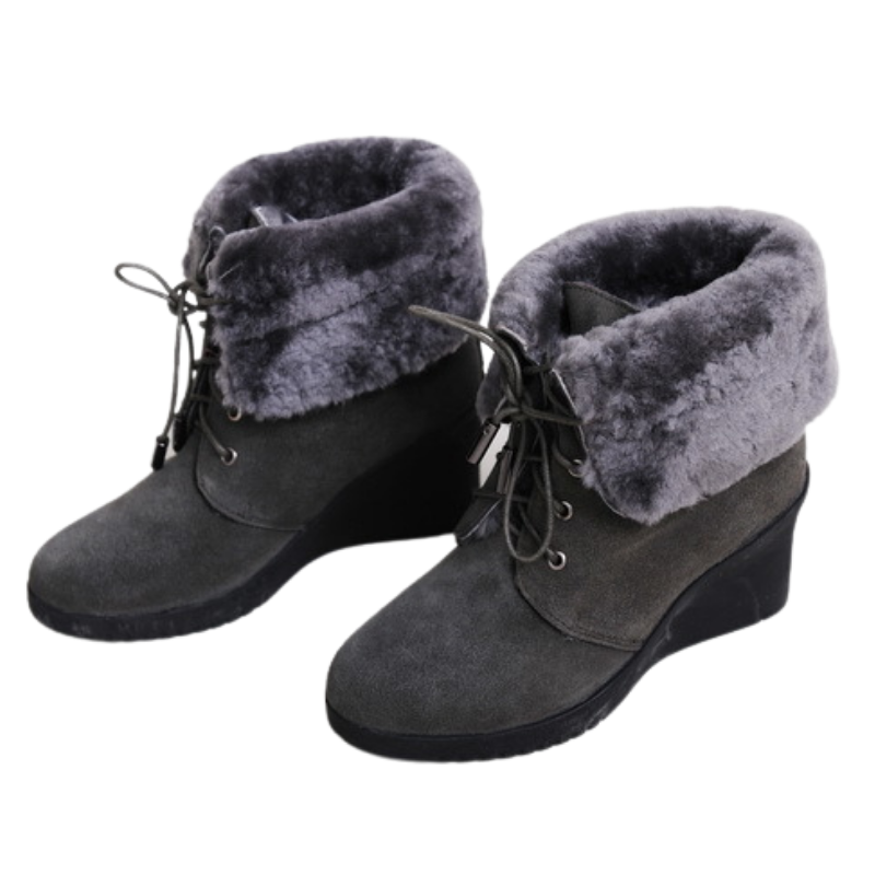 Grey wedge ugg online boots