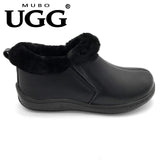 MUBO UGG Home Slipper Premium Sheepskin Shoes Antislip TPR Sole SN1006 - UGGFace