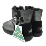 MUBO UGG WOMEN'S AU MADE CLASSIC MINI BUTTON WHTH SWAROVSKI BOOTS(WATER RESISTANT) 36903 - UGGFace