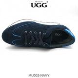 MUBO UGG Women Trendy Leather Sneaker