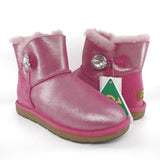 MUBO UGG WOMEN'S AU MADE CLASSIC MINI BUTTON WHTH SWAROVSKI BOOTS(WATER RESISTANT) 36903 - UGGFace