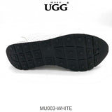 MUBO UGG Women Trendy Leather Sneaker