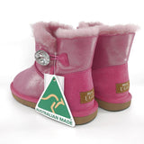 MUBO UGG WOMEN'S AU MADE CLASSIC MINI BUTTON WHTH SWAROVSKI BOOTS(WATER RESISTANT) 36903 - UGGFace