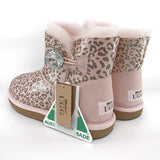 MUBO UGG WOMEN'S AU MADE CLASSIC MINI BUTTON WHTH SWAROVSKI BOOTS(WATER RESISTANT) 36903 - UGGFace