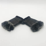 MUBO UGG  GENUINE SHEEPSKIN FINGERLESS GLOVE SH001 SIZE M - UGGFace
