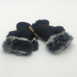 MUBO UGG  GENUINE SHEEPSKIN FINGERLESS GLOVE SH001 SIZE M - UGGFace
