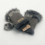 MUBO UGG  GENUINE SHEEPSKIN FINGERLESS GLOVE SH001 SIZE M - UGGFace