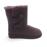 MACARTHUR WOMEN'S Premium Sheepskin Classic 2 Buttons Short UGG Boots #MA3324 - UGGFace