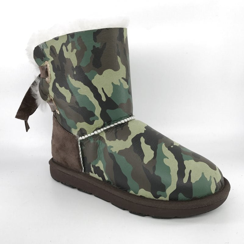 Mubo UGG Ladies Boots Face Australia Premium Sheepskin Boots 36908W UGGFace