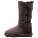 MUBO UGG Women's Water Resistant Australian Made 3 Buttons Classic UGG Boots 36910