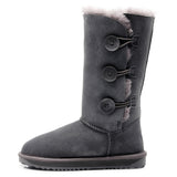 MUBO UGG Women's Water Resistant Australian Made 3 Buttons Classic UGG Boots 36910