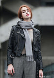 100%  Wool Scarf Grey WJ1MCS003 S：180*30 Buy Two Third Free - UGGFace