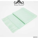 SDA10012 POSH FLEECE Pure Wool Scarf with Fringe Wrap,170CM x 30CM, Soft Fashion Warm Winter - UGGFace