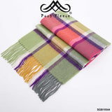 POSH FLEECE Pure Wool Luxurious Scarf with Fringed Trim SGB10044