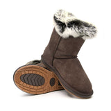 UGG Short Button Fur Boots