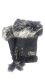 MUBO UGG  GENUINE SHEEPSKIN FINGERLESS GLOVE SH001 SIZE M - UGGFace