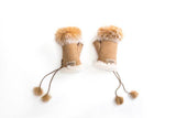 MUBO UGG  GENUINE SHEEPSKIN FINGERLESS GLOVE SH001 SIZE M - UGGFace