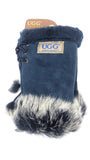 MUBO UGG  GENUINE SHEEPSKIN FINGERLESS GLOVE SH001 SIZE M - UGGFace
