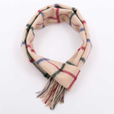 POSH FLEECE Pure Wool Luxurious Scarf with Fringed Trim SGB10026