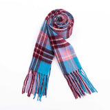 POSH FLEECE Pure Wool Luxurious Scarf with Fringed Trim SGB10045