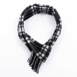 POSH FLEECE Pure Wool Luxurious Scarf with Fringed Trim SGB10060