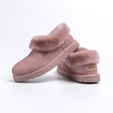 Genuine Merino Sheepskin Ankle Non-slip Home Slipper - UGGFace