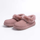 Genuine Merino Sheepskin Ankle Non-slip Home Slipper - UGGFace